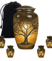 Tree Of Life Urn Small Urn Funeral, Ashes Cremation Urn
