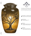 10-inch Tree of Life Urn, Classic Memorial Urn