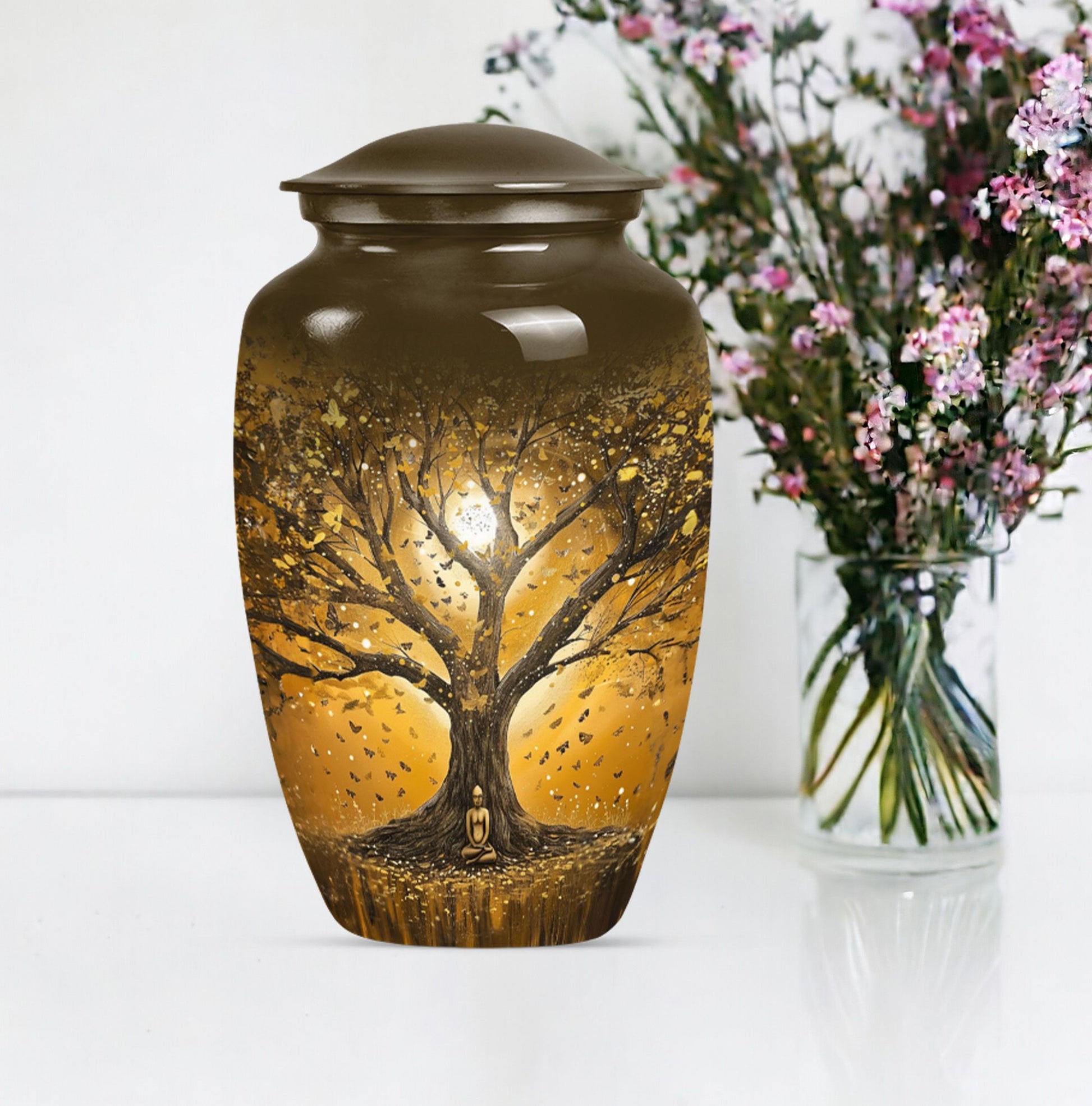 10-inch Tree of Life Urn, Classic Memorial Urn