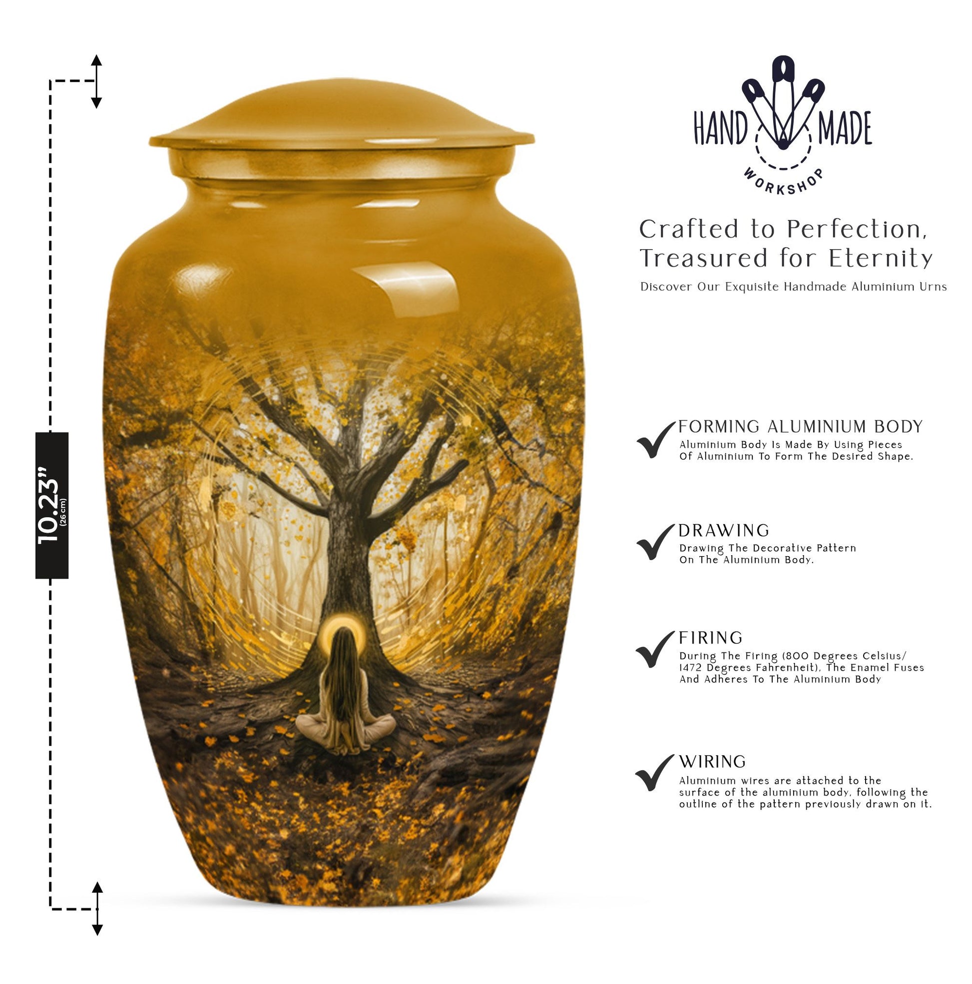 Tree of Life urn, perfect for adult male human ashes