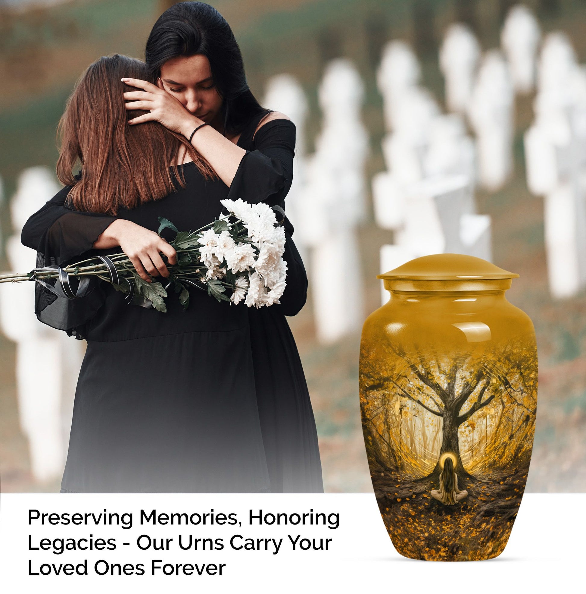 Tree of Life urn, perfect for adult male human ashes