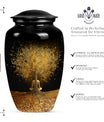 Tree of Life urn for cremation ashes.