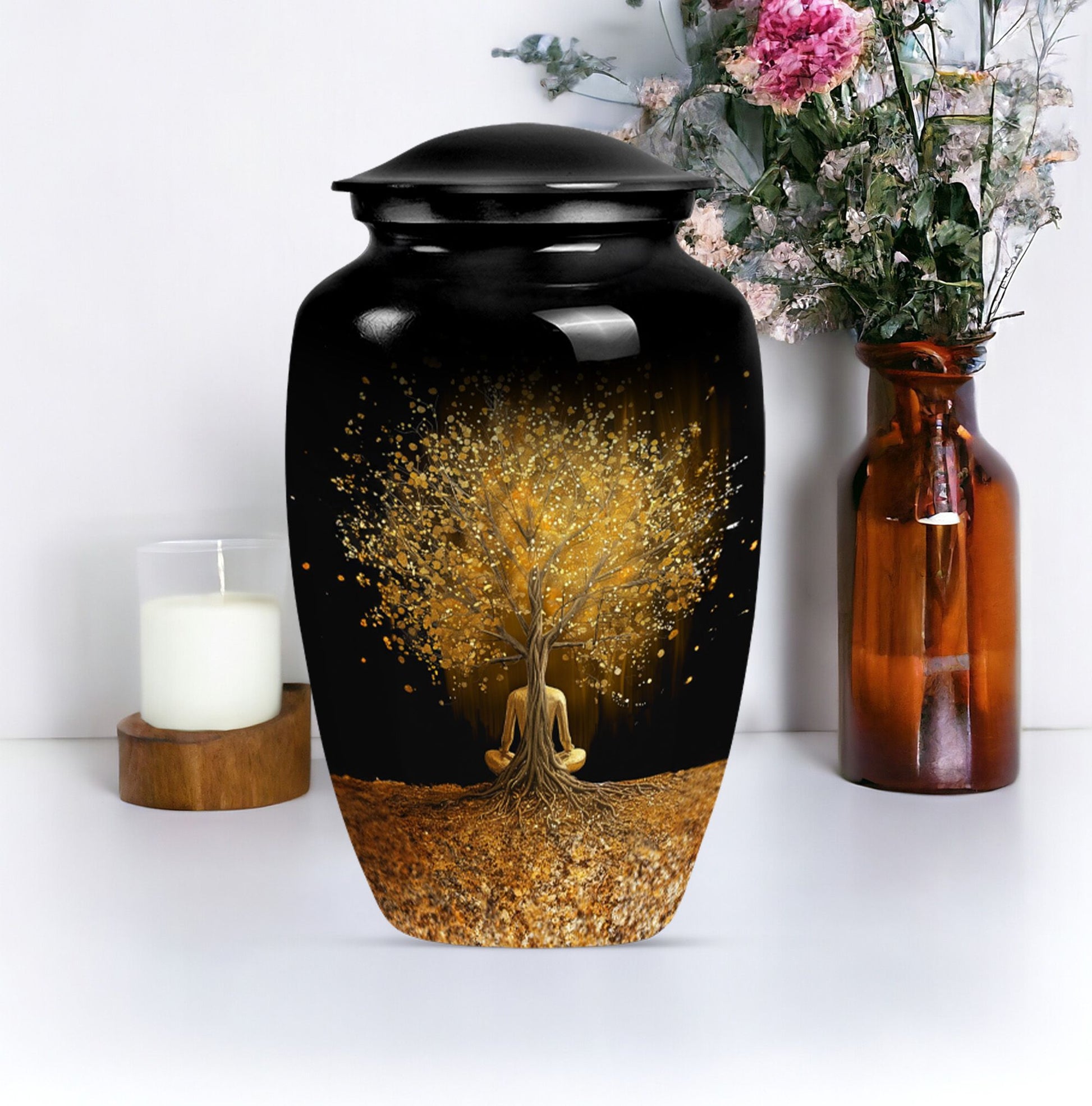 Tree of Life urn for cremation ashes.