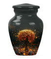 10-inch tree of life urn in classic design for human ashes.