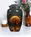 10-inch tree of life urn in classic design for human ashes.