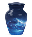 Classic 10 Inch Mountains Urn for ashes, Personalizable 