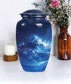 Classic 10 Inch Mountains Urn for ashes, Personalizable 