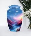 mountains urn for human ashes