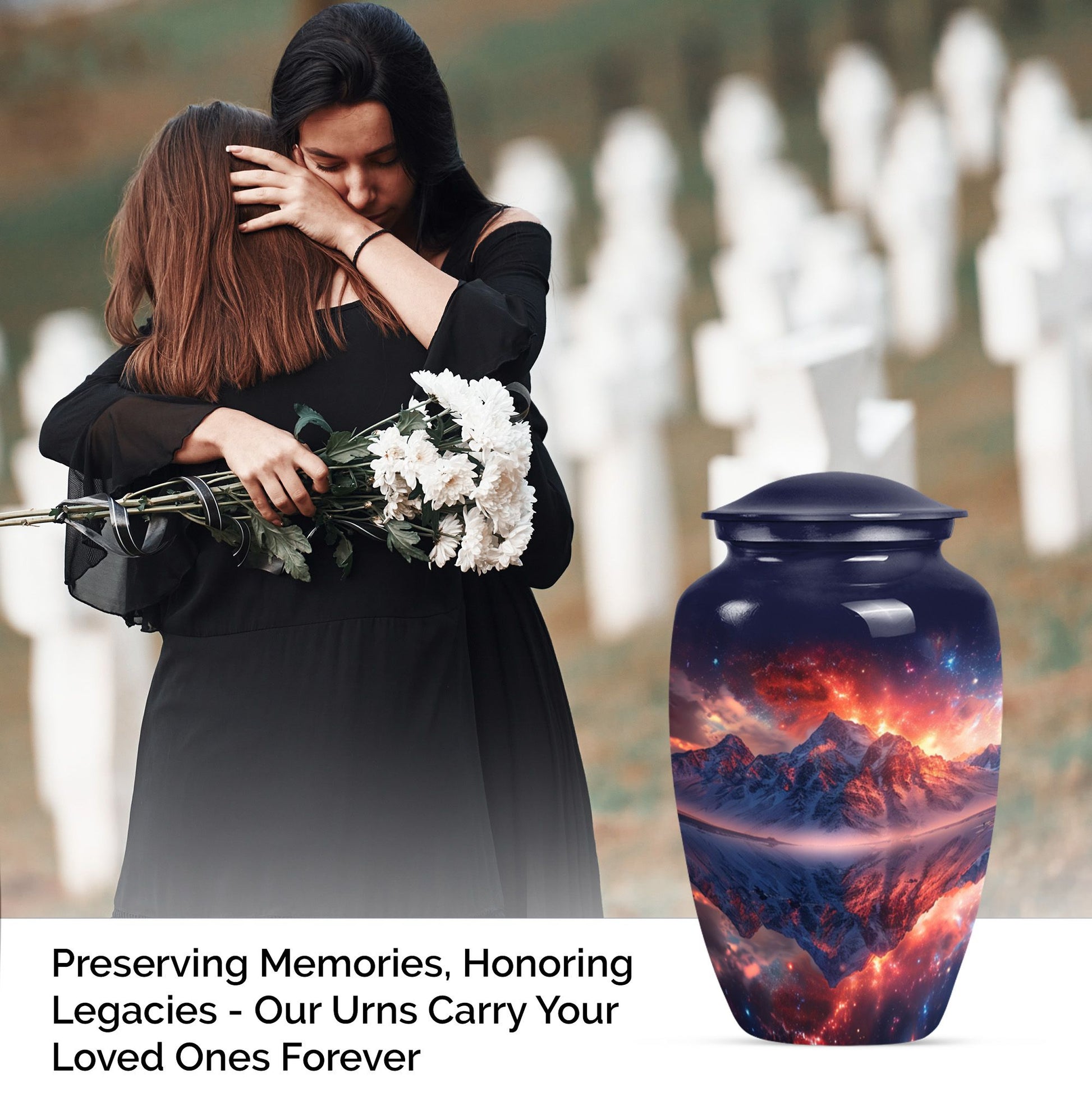 Classic 10-inch mountains Urn