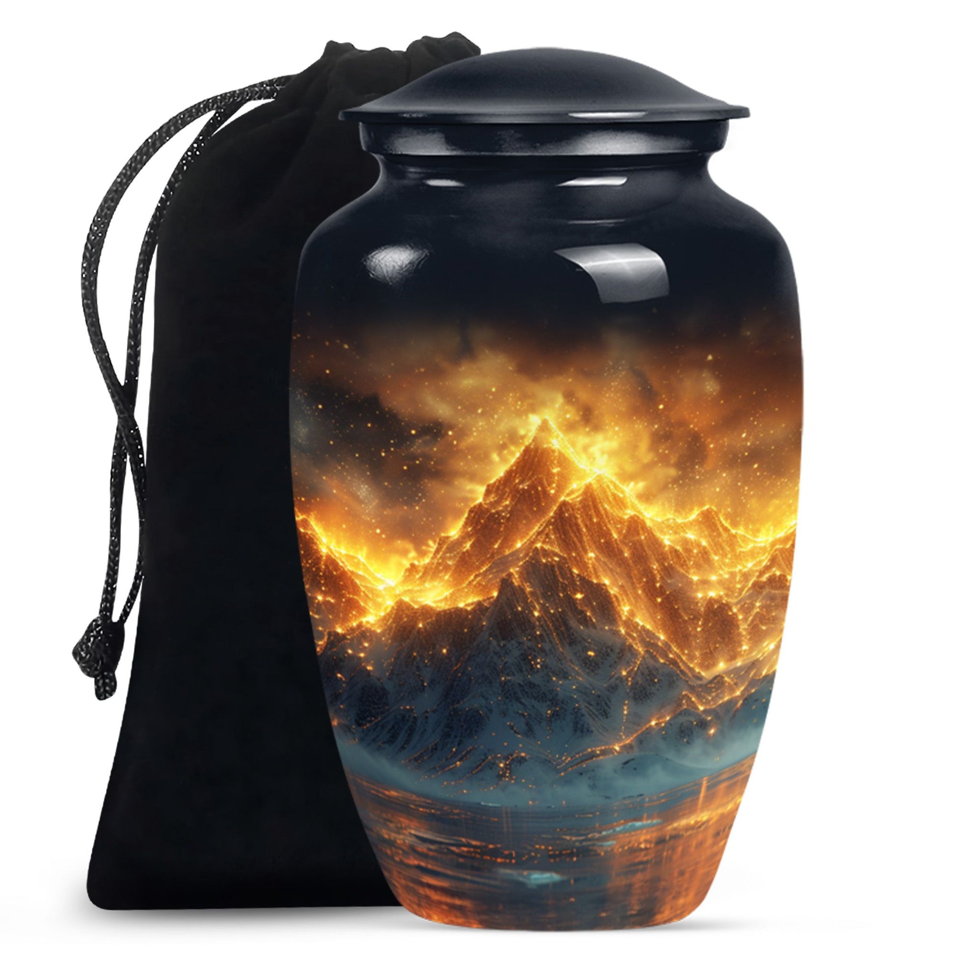 classic Mountains Urn for human ashes.