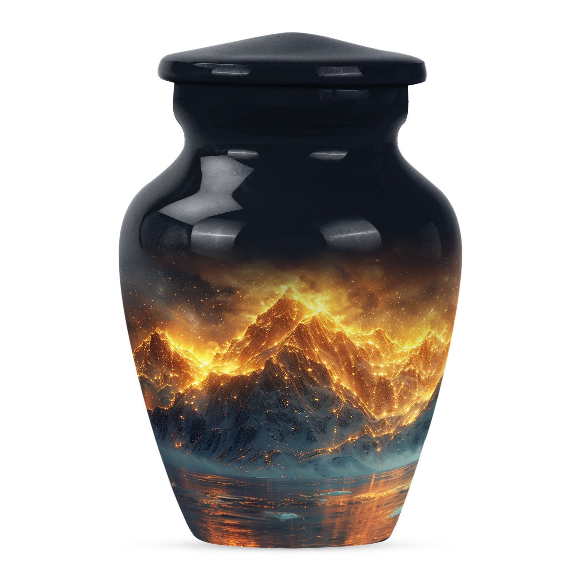 classic Mountains Urn for human ashes.