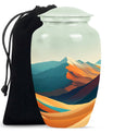Mountains Urn Keepsake For Ashes Funeral, Ashes Memorial Urn