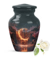 classic Lunar Urn, memorial urn for ground burial.