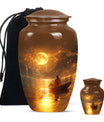 Lunar Urn For Human Ashes Keepsake Funeral, Ashes Urn