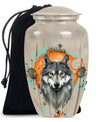 Classic 10-inch wolf Urn.