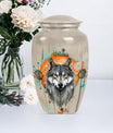 Classic 10-inch wolf Urn.