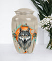 Classic 10-inch wolf Urn.