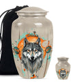 Classic 10-inch wolf Urn.