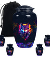 Wolf Keepsake Urn Funeral, Ashes Cremation Urn
