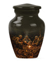 10-Inch classic military urn, memorial adult urn for ashes