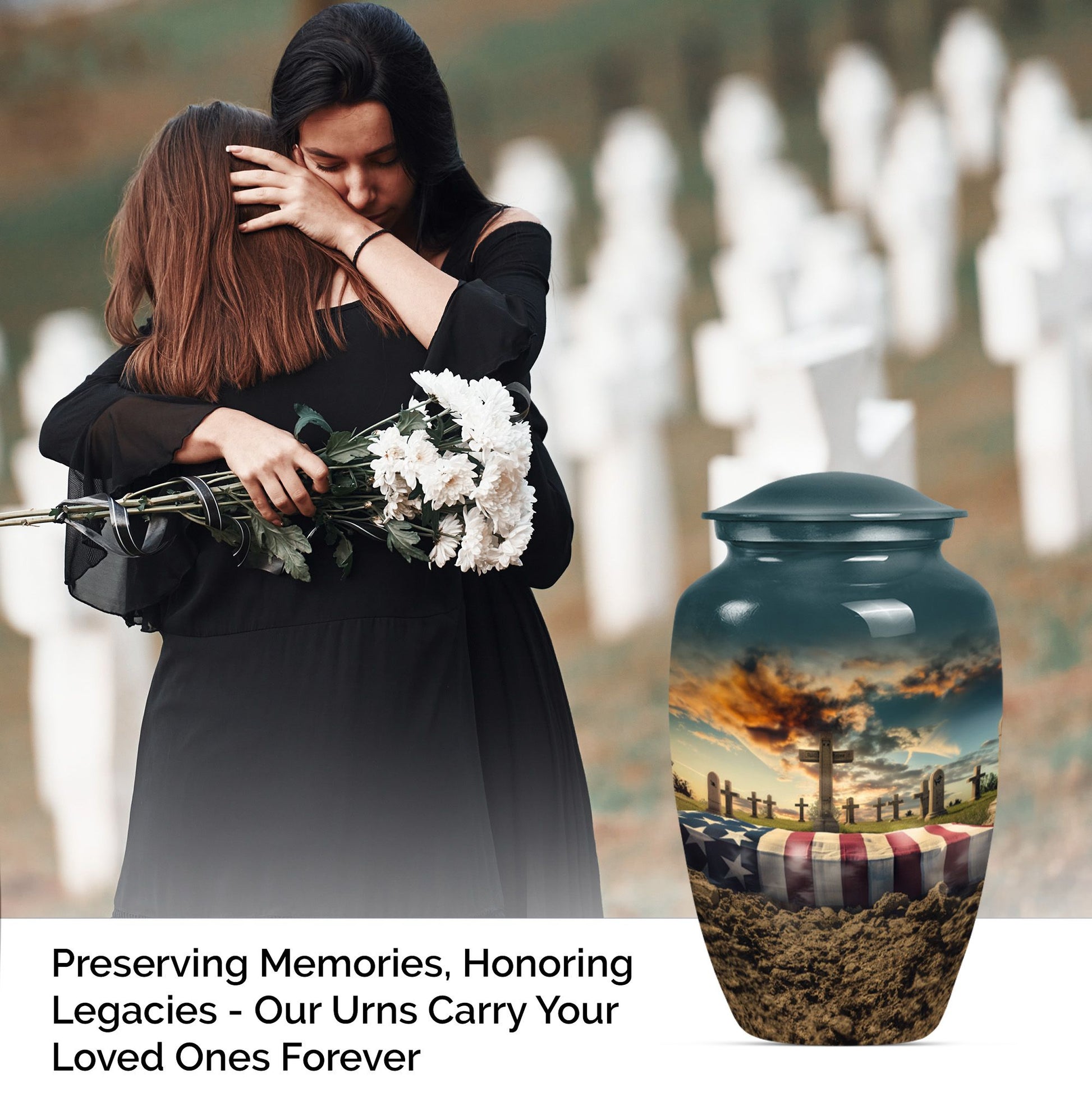 military urn.