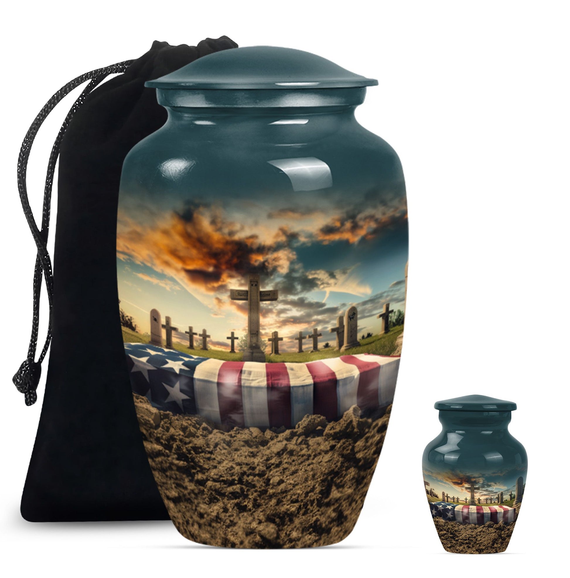 military urn.