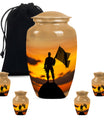 10 Inch military urn