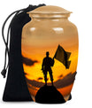 10 Inch military urn