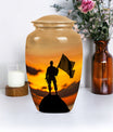 10 Inch military urn