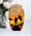 10 Inch military urn