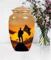 10 Inch military urn