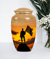 10 Inch military urn