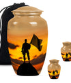 10 Inch military urn