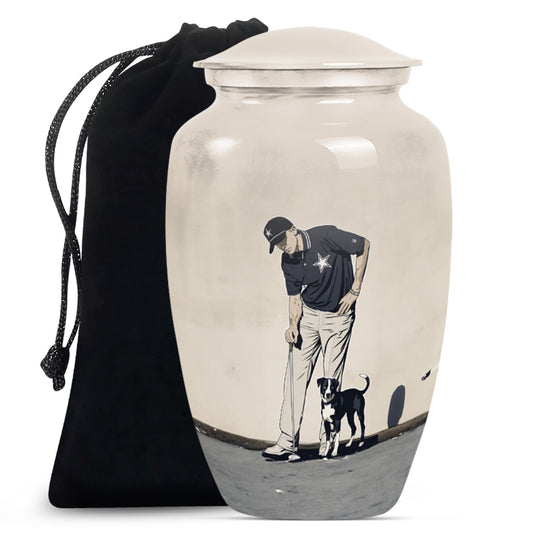 10-inch classic golf urn 