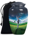 Golf Small Urn For Ashes For Women Funeral, Ashes Memorial Urn