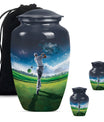 Golf Small Urn For Ashes For Women Funeral, Ashes Memorial Urn