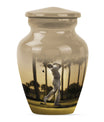 10 inch Classic Abstract Memorial Funeral urn.