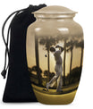 10 inch Classic Abstract Memorial Funeral urn.