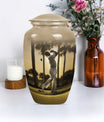 10 inch Classic Abstract Memorial Funeral urn.