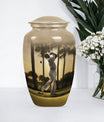 10 inch Classic Abstract Memorial Funeral urn.