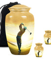 Golf Little Urns For Human Ashes Funeral, Ashes Memorial Urn