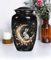 White Bunny Moon Urn 