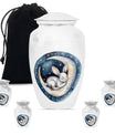 white bunny moon Urn ashes