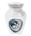 white bunny moon Urn ashes