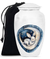 white bunny moon Urn ashes