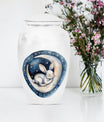 white bunny moon Urn ashes