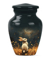 10-inch white bunny moon Urn