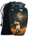 10-inch white bunny moon Urn