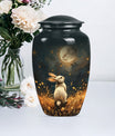 10-inch white bunny moon Urn