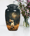 10-inch white bunny moon Urn